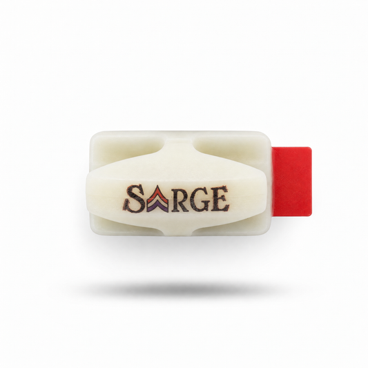 Sarge x Line Cutterz Ceramic Blade Peel & Stick Flat Mount - Glow-in-the-Dark
